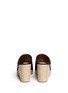 Back View - Click To Enlarge - SAM EDELMAN - 'Bonnie' leather espadrille wedge mule sandals