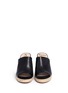 Front View - Click To Enlarge - SAM EDELMAN - 'Bonnie' leather espadrille wedge mule sandals
