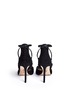 Back View - Click To Enlarge - SAM EDELMAN - 'Dayna' suede lace-up pumps