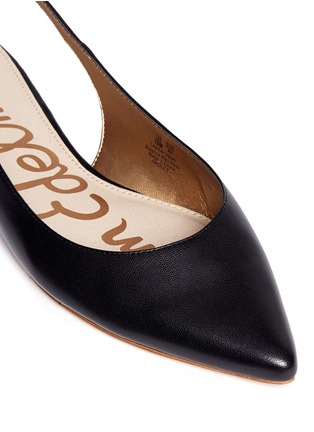 Detail View - Click To Enlarge - SAM EDELMAN - 'Hadley' slingback leather flats