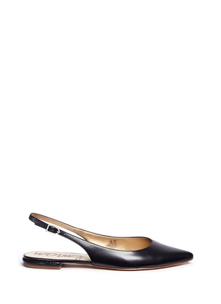 Main View - Click To Enlarge - SAM EDELMAN - 'Hadley' slingback leather flats