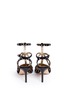 Back View - Click To Enlarge - SAM EDELMAN - 'Ocie' stud suede caged leather pumps