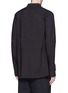 Back View - Click To Enlarge - ZIGGY CHEN - Pleat side cotton voile shirt