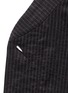 Detail View - Click To Enlarge - ZIGGY CHEN - Double placket pinstripe cotton-linen blazer