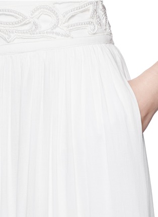 Detail View - Click To Enlarge - ALICE & OLIVIA - 'Joanna' embellished hem midi skirt