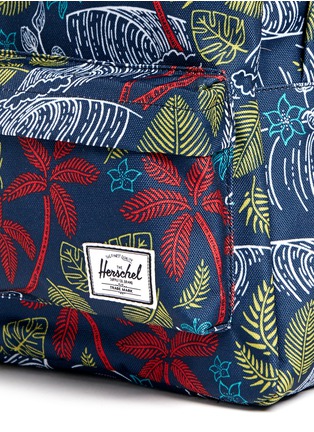 Detail View - Click To Enlarge - HERSCHEL SUPPLY CO. - 'Heritage' wave foliage print kids backpack
