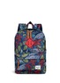 Main View - Click To Enlarge - HERSCHEL SUPPLY CO. - 'Heritage' wave foliage print kids backpack