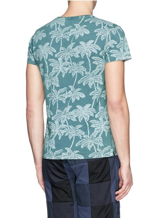 Back View - Click To Enlarge - SCOTCH & SODA - Palm tree print cotton T-shirt