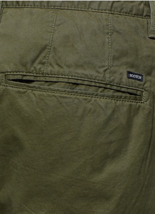 Detail View - Click To Enlarge - SCOTCH & SODA - Pima cotton chino shorts