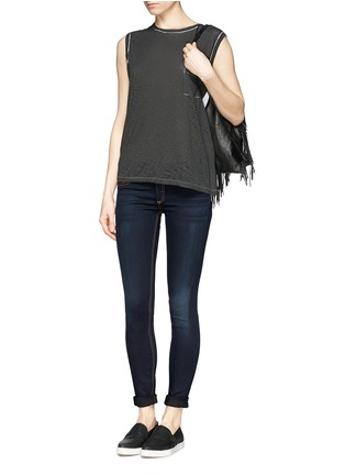 Figure View - Click To Enlarge - RAG & BONE - 'Suzanne' contrast back tank top
