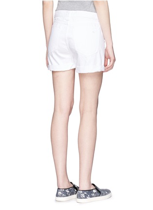 Back View - Click To Enlarge - RAG & BONE - 'Boyfriend' cotton-Tencel shorts