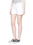 Front View - Click To Enlarge - RAG & BONE - 'Boyfriend' cotton-Tencel shorts