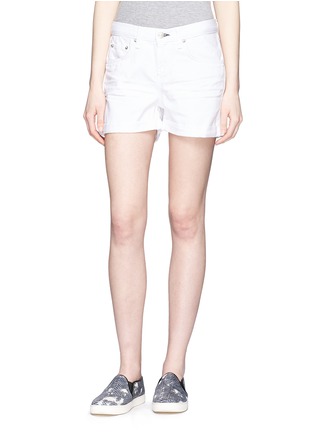 Main View - Click To Enlarge - RAG & BONE - 'Boyfriend' cotton-Tencel shorts