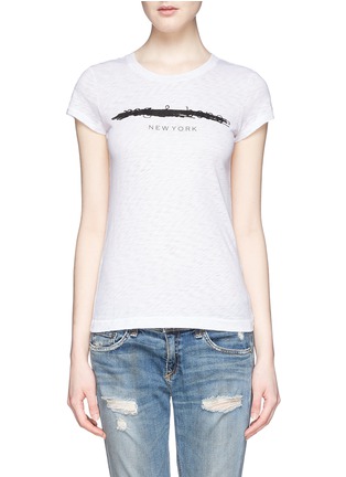 Main View - Click To Enlarge - RAG & BONE - 'Classic' distressed T-shirt