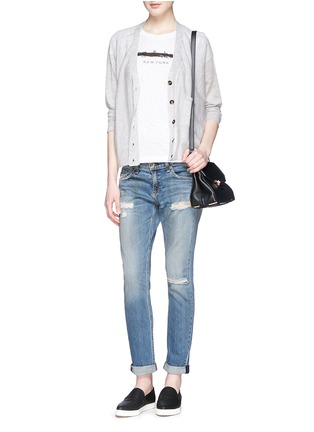 Figure View - Click To Enlarge - RAG & BONE - 'Classic' distressed T-shirt