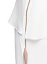 Detail View - Click To Enlarge - MS MIN - Side split peplum silk skirt