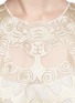 Detail View - Click To Enlarge - MS MIN - Lion embroidery silk gauze top