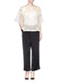 Figure View - Click To Enlarge - MS MIN - Lion embroidery silk gauze top