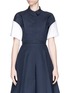 Main View - Click To Enlarge - DELPOZO - Cropped wide cuff cotton poplin jacket