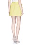Back View - Click To Enlarge - DELPOZO - Clover bow 3D mini skirt