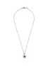 Main View - Click To Enlarge - BUCCELLATI - Diamond ruby 18k gold pendant necklace