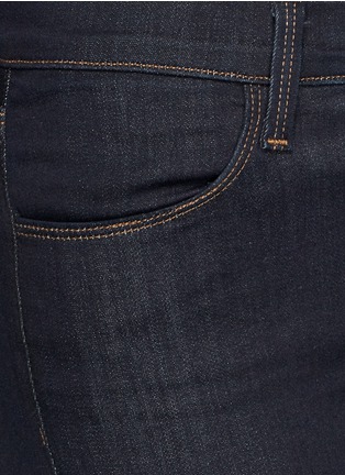 Detail View - Click To Enlarge - J BRAND - Contrast-stitch mid-rise skinny jeans