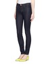 Front View - Click To Enlarge - J BRAND - Contrast-stitch mid-rise skinny jeans