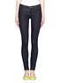 Main View - Click To Enlarge - J BRAND - Contrast-stitch mid-rise skinny jeans