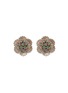Main View - Click To Enlarge - BUCCELLATI - Gemstone 18k gold floral gold earrings
