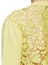 Detail View - Click To Enlarge - VALENTINO GARAVANI - Floral lace back ponte knit cardigan