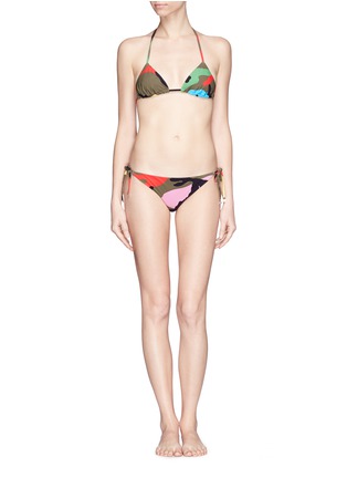 Main View - Click To Enlarge - VALENTINO GARAVANI - 'Camupsychedelic' triangle bikini