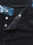 Detail View - Click To Enlarge - GIVENCHY - Paisley print waistband jeans