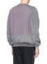 Back View - Click To Enlarge - HAIDER ACKERMANN - Contrast sleeve cotton sweatshirt