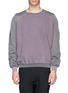 Main View - Click To Enlarge - HAIDER ACKERMANN - Contrast sleeve cotton sweatshirt