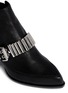 Detail View - Click To Enlarge - MC Q SHOES - 'Misty' bullet chain leather Chelsea boots