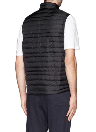 Back View - Click To Enlarge - THEORY - 'Hames' grosgrain trim down vest