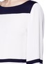 Detail View - Click To Enlarge - EMILIO PUCCI - Wide stripe stretch silk cady top