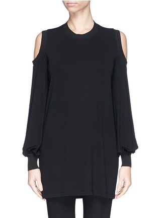 Main View - Click To Enlarge - GIVENCHY - Cold shoulder jersey top
