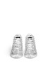 Figure View - Click To Enlarge - GIENCHI - Stud mirror leather high top sneakers