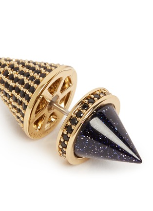 Detail View - Click To Enlarge - EDDIE BORGO - Pavé crystal post earrings