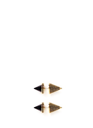Main View - Click To Enlarge - EDDIE BORGO - Pavé crystal post earrings