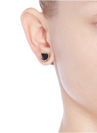 Figure View - Click To Enlarge - EDDIE BORGO - Pavé crystal post earrings