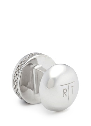Detail View - Click To Enlarge - TATEOSSIAN - Round shirt studs and cufflinks