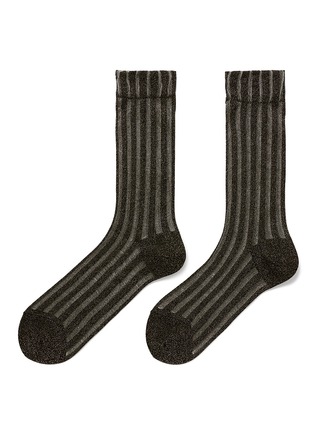 Main View - Click To Enlarge - HANSEL FROM BASEL - x Rachel Comey sheer stripe crew socks