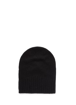 Main View - Click To Enlarge - ANN DEMEULEMEESTER - Rib knit cashmere beanie