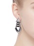 Figure View - Click To Enlarge - LULU FROST - 'Emergence' crystal pavé gemstone earrings