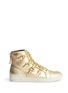 Main View - Click To Enlarge - MICHAEL KORS - 'Kimberly' metallic leather sneakers