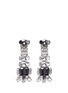 Main View - Click To Enlarge - KENNETH JAY LANE - Chain and crystal drop earrings
