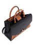 Detail View - Click To Enlarge - GIVENCHY - 'Obsedia' small bicolour leather flap tote