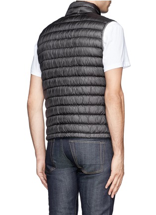 Back View - Click To Enlarge - STONE ISLAND - Packable puffer gilet